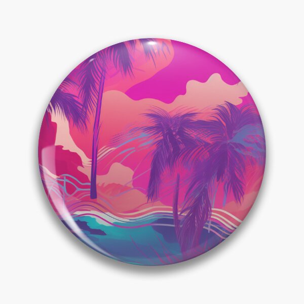 Item preview, Hologram Beach Vibes designed and sold by PixelPatchwork.