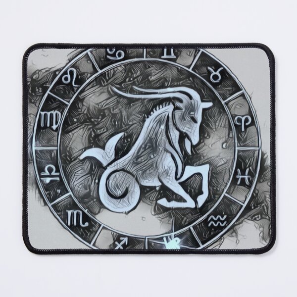 Item preview, Astrological Capricorn in silver grey designed and sold by CCdesigners.