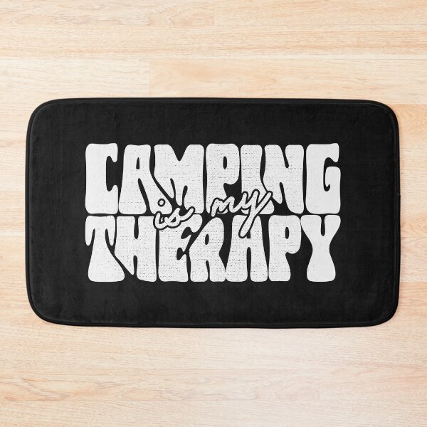Item preview, Camping is my therapy - funny sayings designed and sold by VichallanStudio.
