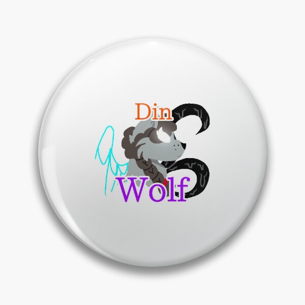 Item preview, din the wolf designed and sold by Lilygreenbird.