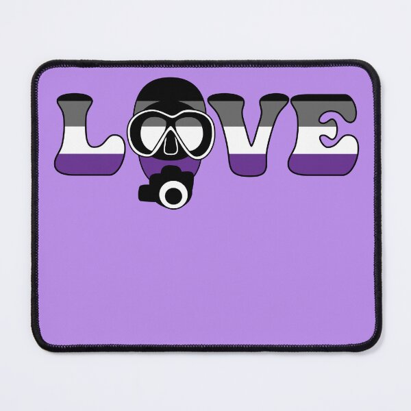 Item preview, Scuba Love: Asexual Pride designed and sold by Zia Frazier.