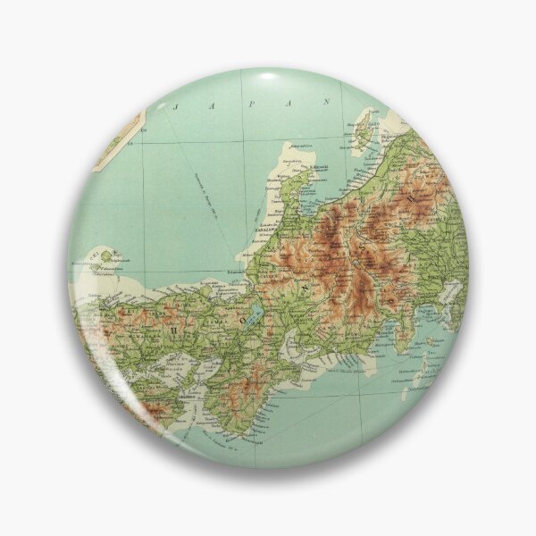 Item preview, Vintage Japan Relief Map (1922) designed and sold by BravuraMedia.