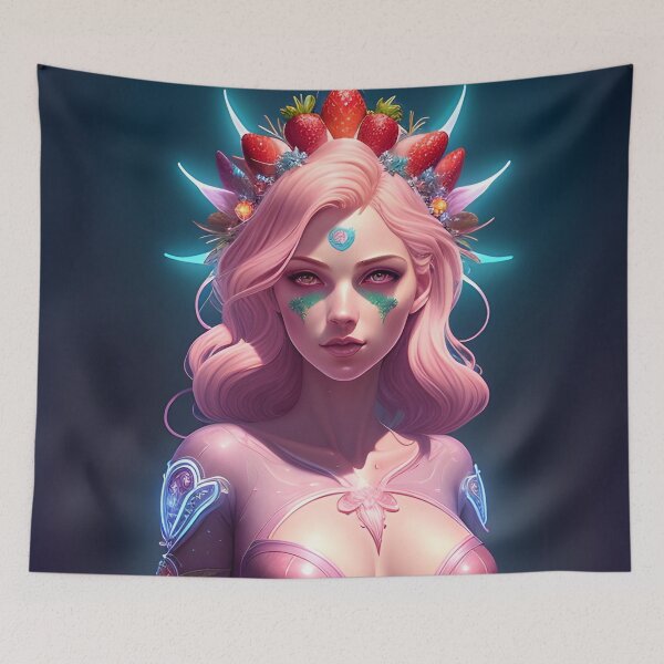 Item preview, Beautiful Strawberry Goddess Queen designed and sold by Erika V..