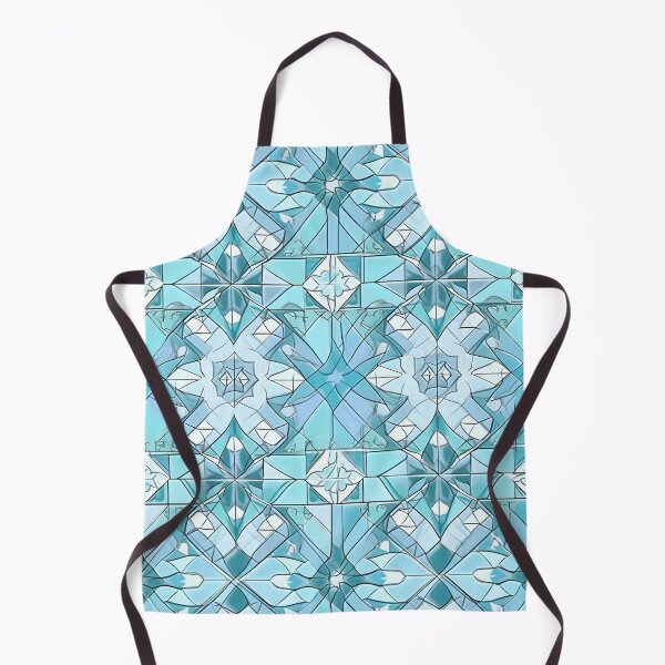 Item preview, Mosaic Reflections in Pastel Blue and Cyan designed and sold by Hashola Designs.