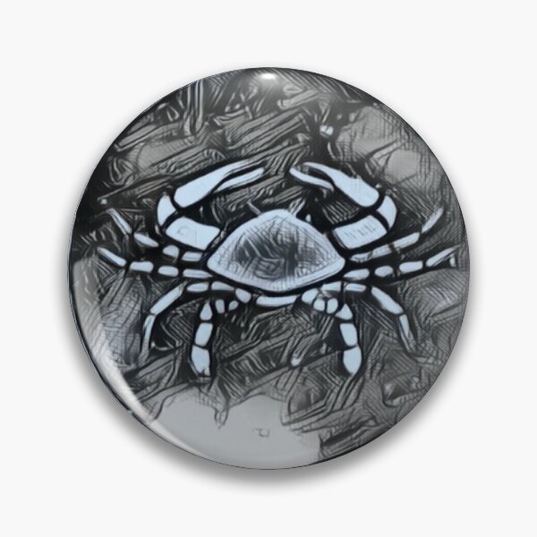 Item preview, Astrological Cancer in silver grey designed and sold by CCdesigners.
