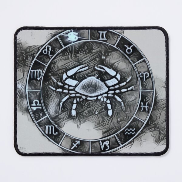 Item preview, Astrological Cancer in silver grey designed and sold by CCdesigners.