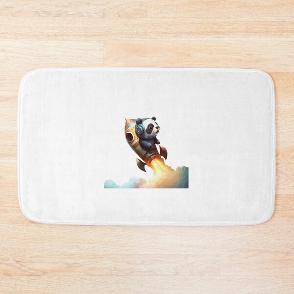 Item preview, Panda On A Rocket designed and sold by Kevin Lou.