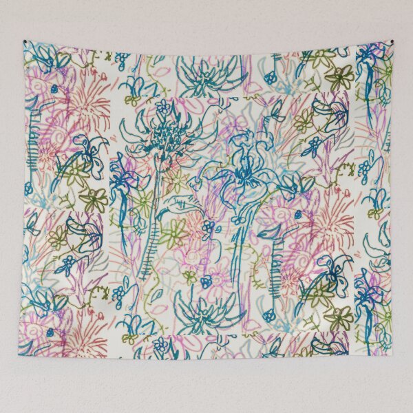 Item preview, Overlapping Wildflowers designed and sold by HeartonSleeves.