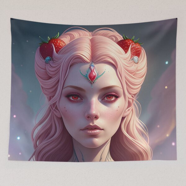 Item preview, Beautiful Strawberry Goddess Queen designed and sold by Erika V..