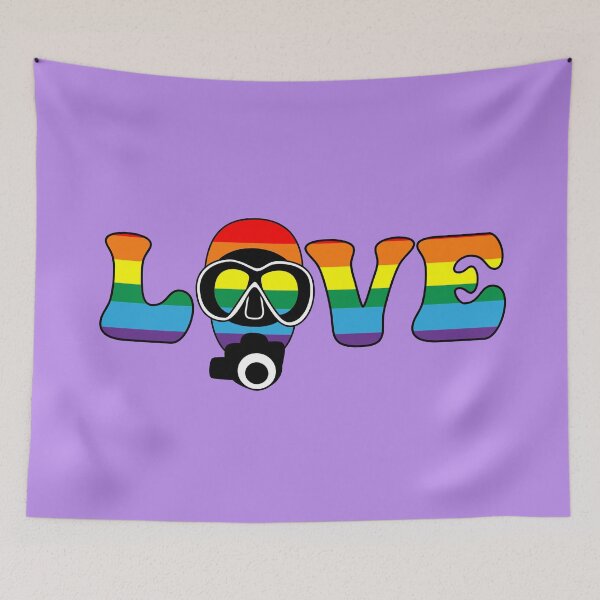 Item preview, Scuba Love: Gay Pride designed and sold by Zia Frazier.