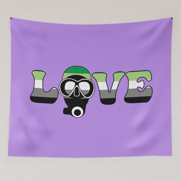 Item preview, Scuba Love: Aromantic Pride designed and sold by Zia Frazier.