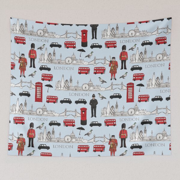Item preview, London Skyline and Icons designed and sold by HazelFisher.