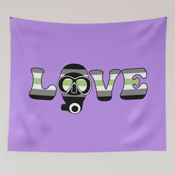Item preview, Scuba Love: Agender Pride designed and sold by Zia Frazier.