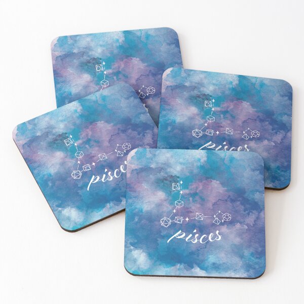 Item preview, Pisces DND Dice Zodiac Constellation designed and sold by Mystic 20 Dice.