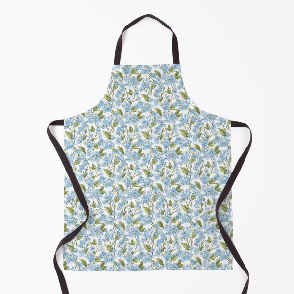 Artikelvorschau, Blue floral pattern entworfen und verkauft von florallover444.