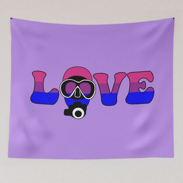 Item preview, Scuba Love: Bisexual Pride designed and sold by Zia Frazier.