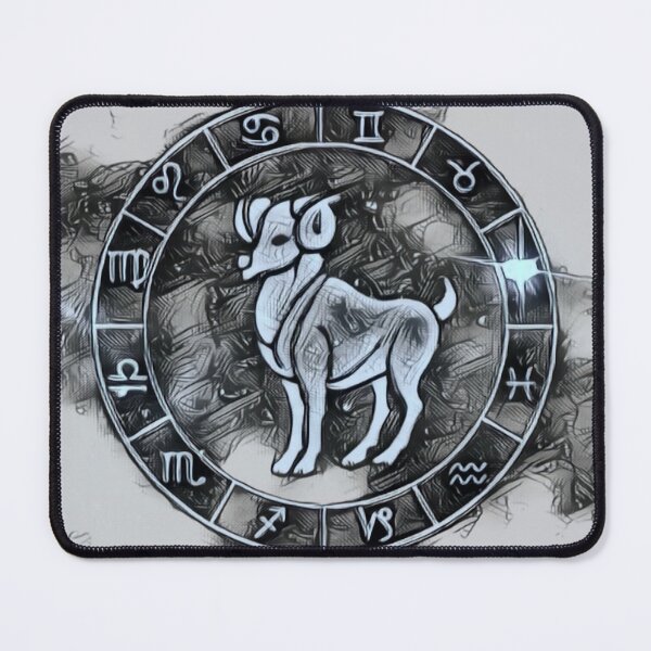Item preview, Astrological Aries in silver grey designed and sold by CCdesigners.