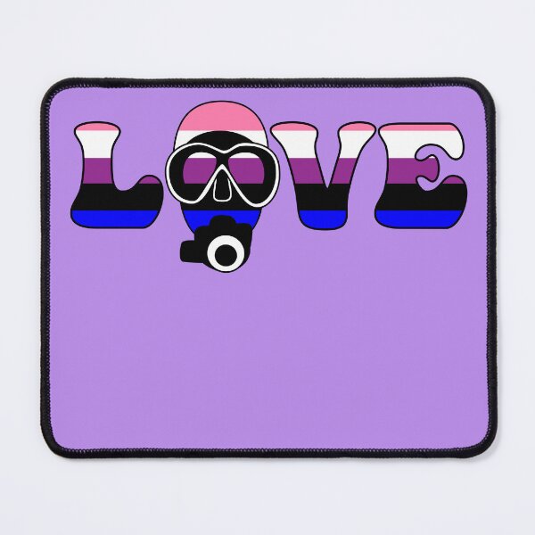 Item preview, Scuba Love: Genderfluid Pride designed and sold by Zia Frazier.