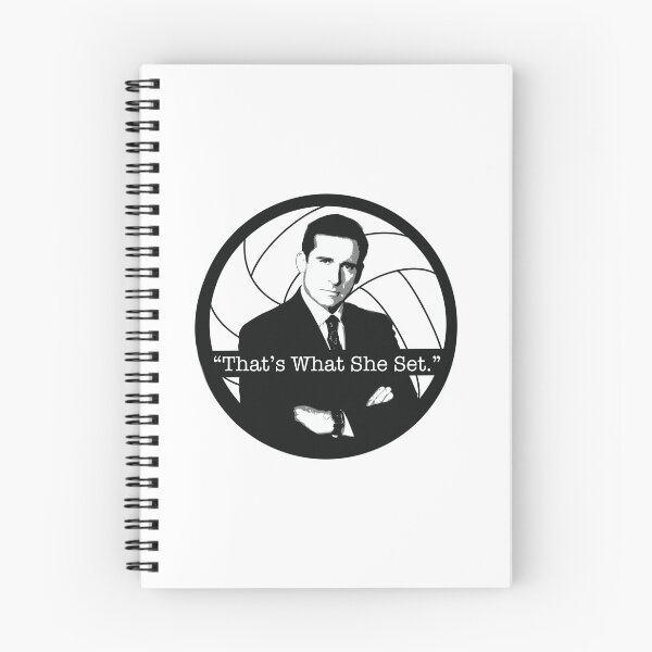 Item preview, That's What She Set - Michael Scott designed and sold by CozyStudioFinds.