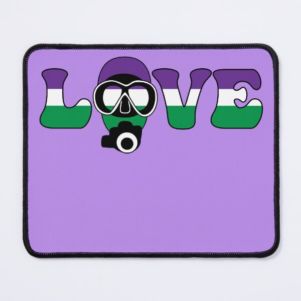 Item preview, Scuba Love: Genderqueer Pride designed and sold by Zia Frazier.