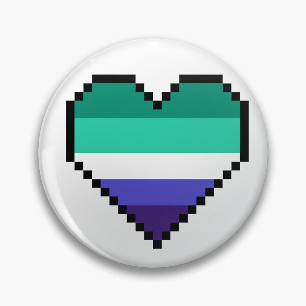 Item preview, Diseño de arte de píxeles de orgullo de hombre gay (MLM) designed and sold by bugpixels.