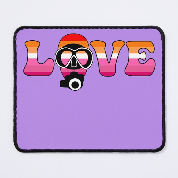 Item preview, Scuba Love: Lesbian Pride designed and sold by Zia Frazier.