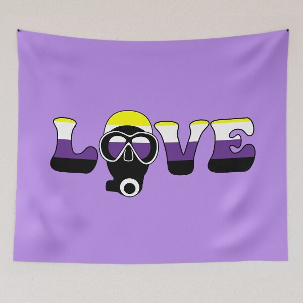 Item preview, Scuba Love: Nonbinary Pride designed and sold by Zia Frazier.
