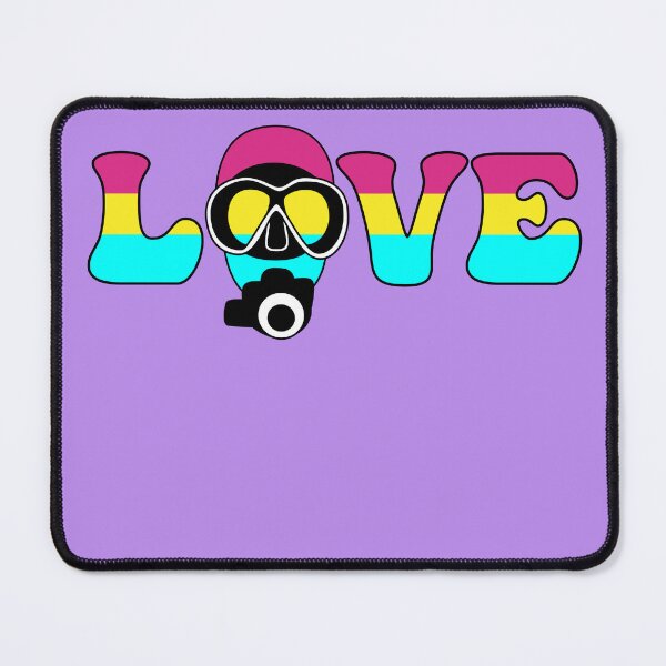 Item preview, Scuba Love: Pansexual Pride designed and sold by Zia Frazier.