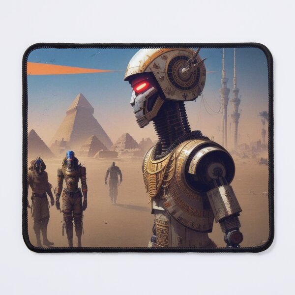 Item preview, Golden Pharaonic Robot :from EgyApe Artists designed and sold by egyape ⭐⭐⭐⭐⭐.