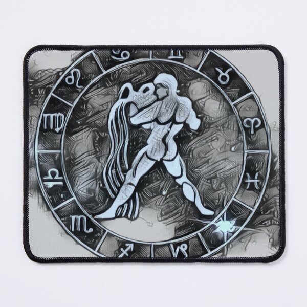 Item preview, Astrological Aquarius in silver grey designed and sold by CCdesigners.