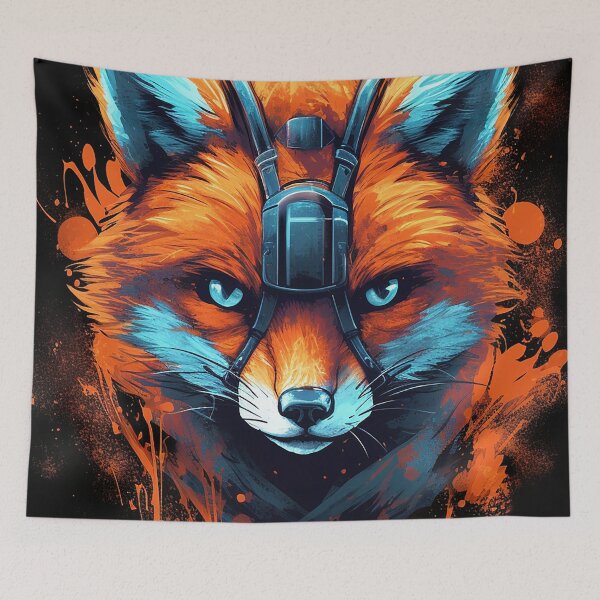 Item preview, Futuristic Fox designed and sold by WarmBreeze1.