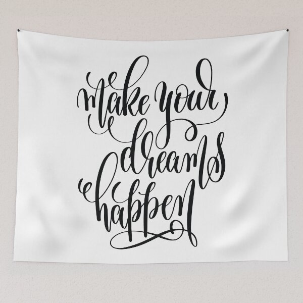 Item preview, Make Your Dreams Happen / Startup Inspirational Quote designed and sold by ProjectX23.
