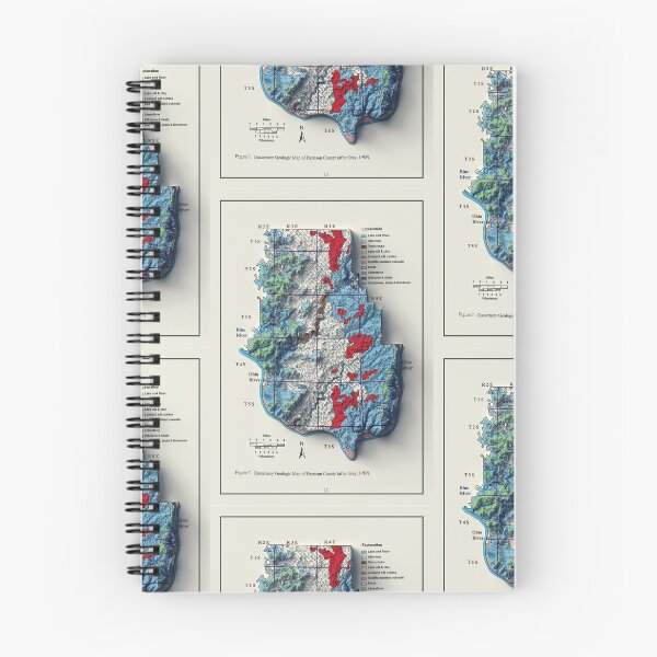 Item preview, Harrison Co., Indiana Shaded Relief Map 3D digitally-rendered designed and sold by ThinkAboutMaps.