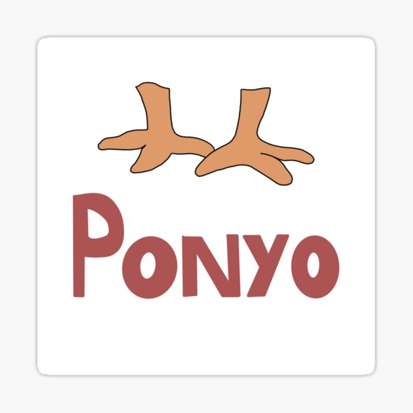 Item preview, Ponyo with Chicken Feet designed and sold by ltrlettering.