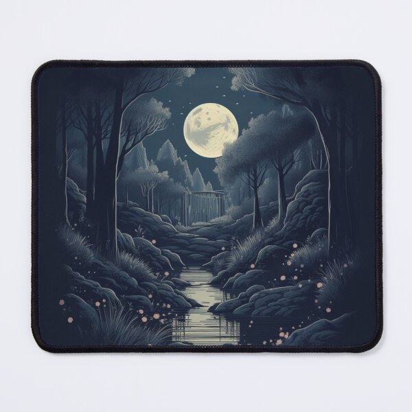 Item preview, moonlight, moonlight forest,moonlight and magic designed and sold by FabrikPrint.
