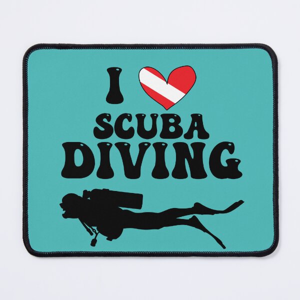 Item preview, I Heart Scuba: Dive Flag (Black) designed and sold by Zia Frazier.