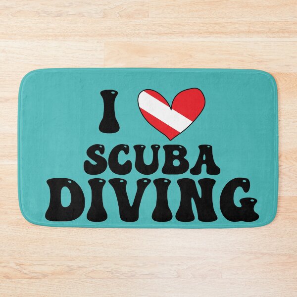 Item preview, I Heart Scuba: Dive Flag (Black) designed and sold by Zia Frazier.