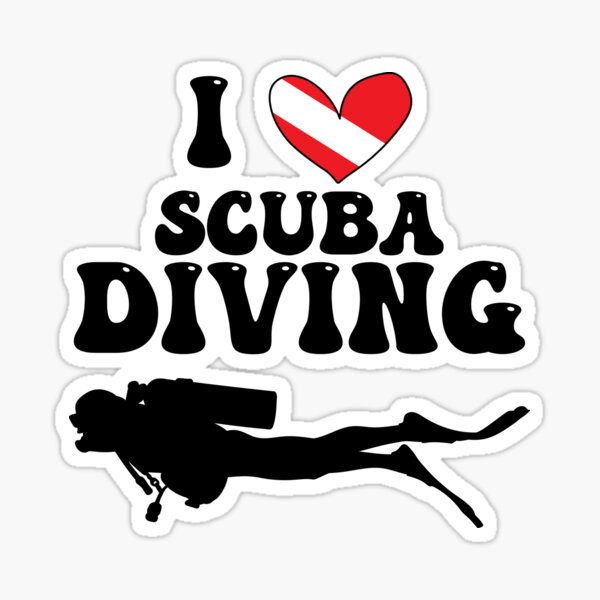 Item preview, I Heart Scuba: Dive Flag (Black) designed and sold by Zia Frazier.