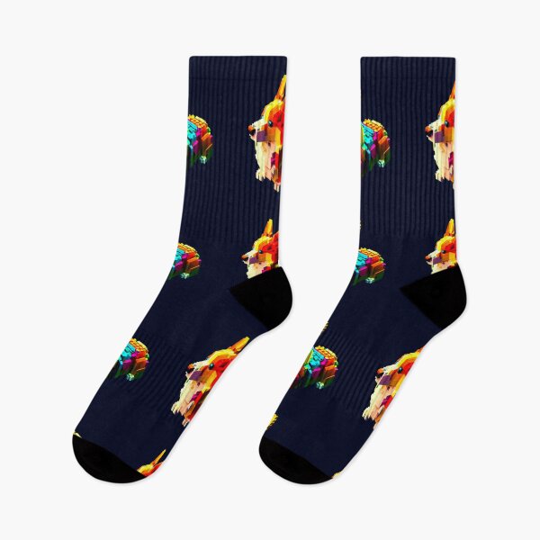 Item preview, Corgie in 3D Colorful Geometry: Dog Modern Style designed and sold by Woof-n-Wear.