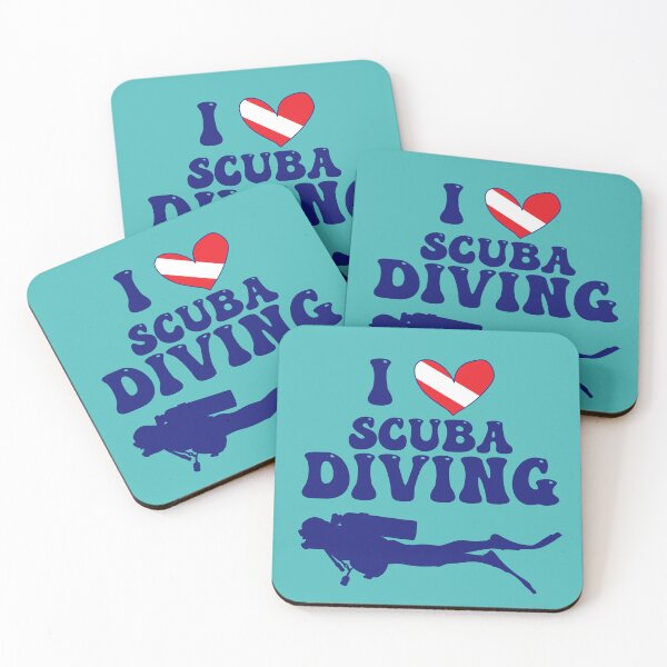 Item preview, I Heart Scuba: Dive Flag (Blue) designed and sold by Zia Frazier.