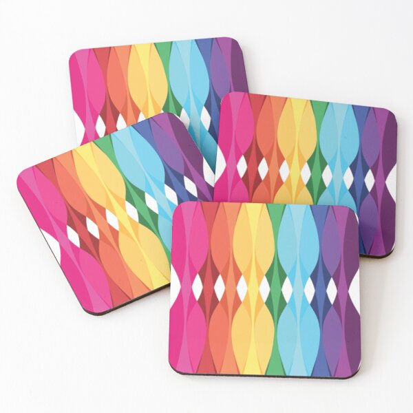 Item preview, Mid-Century Rainbow Organic Shapes designed and sold by PSCSCo.