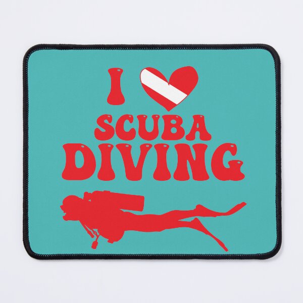 Item preview, I Heart Scuba: Dive Flag (Red) designed and sold by Zia Frazier.