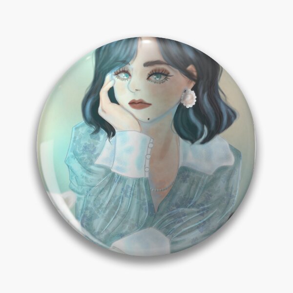 Item preview, Mysterious Blue Light Vibes Girl designed and sold by Yell0whouse28.