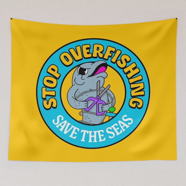 Item preview, Stop Overfishing - Save The Seas designed and sold by Picket Club.