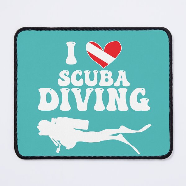 Item preview, I Heart Scuba: Dive Flag (White) designed and sold by Zia Frazier.