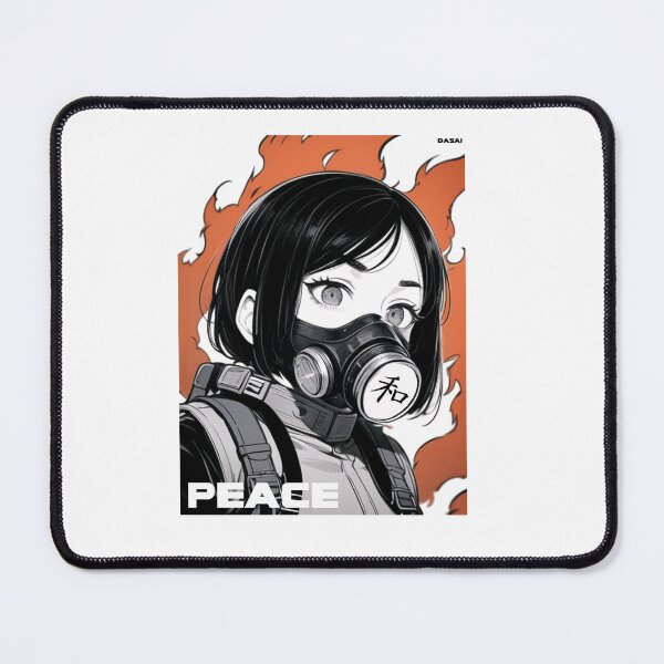 Item preview, PEACE Gas Mask Girl designed and sold by DasaiArt.