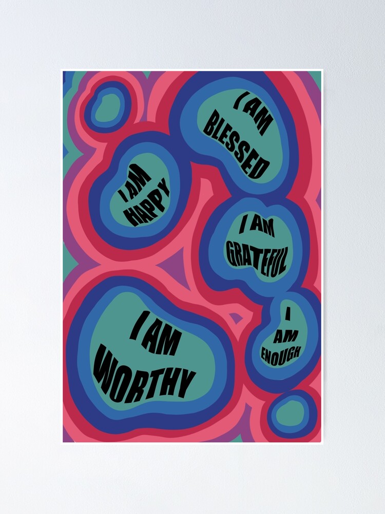 Valentine's Day Posters Kindness Positive Affirmations Posters