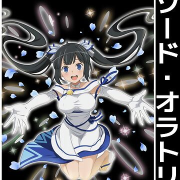 Hestia DanMachi Anime Girl Waifu Fanart | Sticker