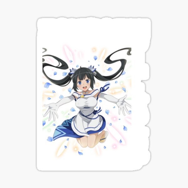 Hestia DanMachi Anime Girl Waifu Sticker for Sale by Spacefoxart