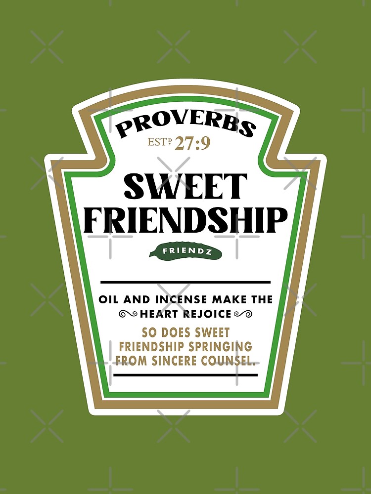 A Sweet Friendship Medium Gift Bag - Proverbs 27:9